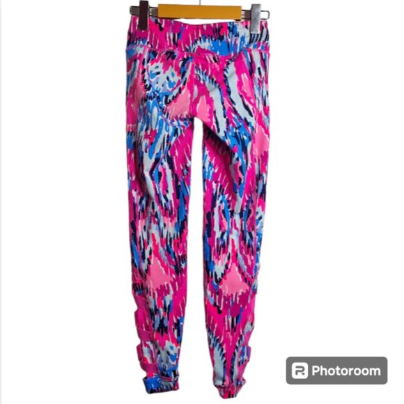 Lilly Pulitzer Luxletic Bodycon Athletic Cutout Leggings Size XS - Picture 7 of 12